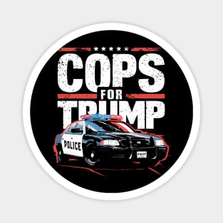 Cops For Trump 2024 Election Police Magnet